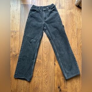 Black Wide-Leg Jeans